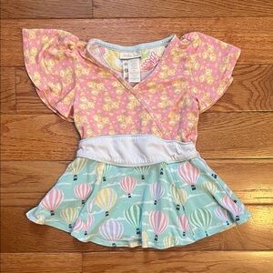 Matilda Jane Floral Top in Pink and Yellow